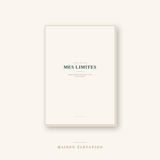 Le carnet des limites